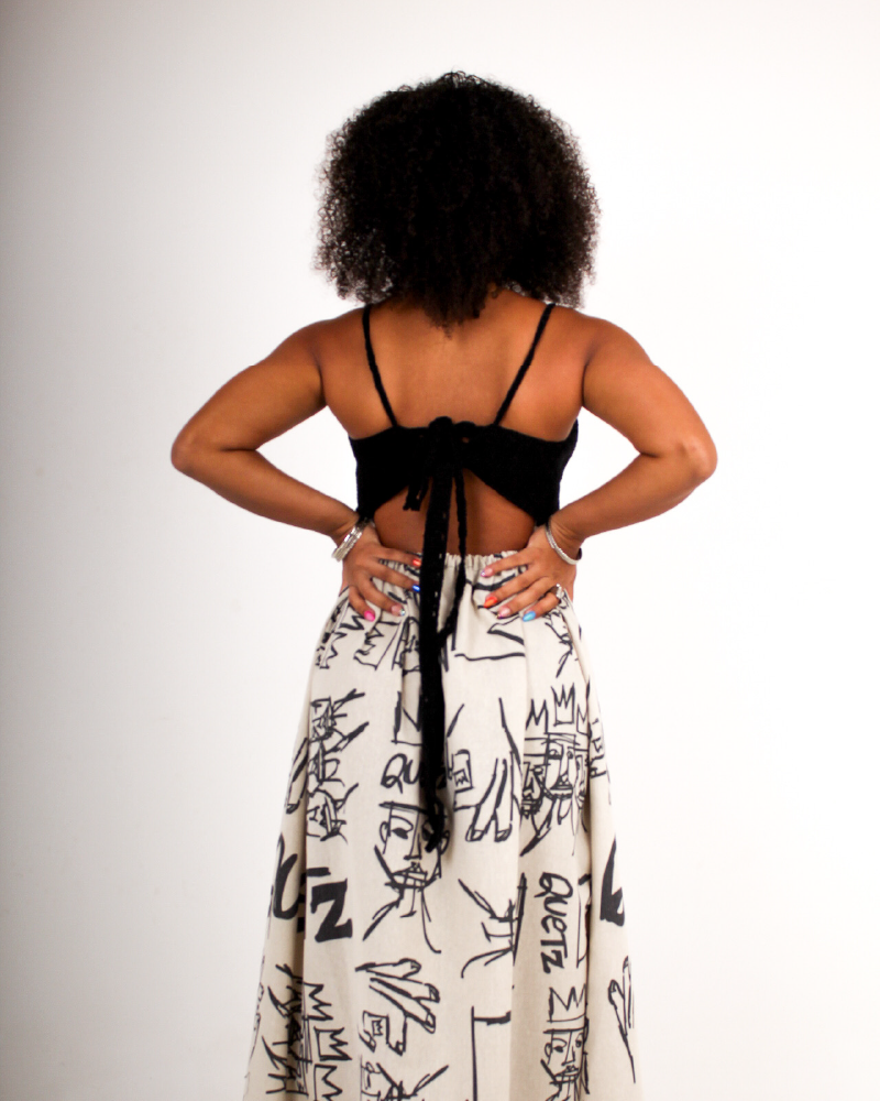 VESTIDO CROCHÊ TRAÇOS